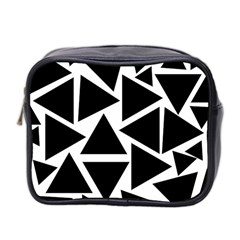 Template Black Triangle Mini Toiletries Bag 2-side by BangZart