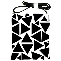 Template Black Triangle Shoulder Sling Bags by BangZart