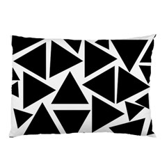 Template Black Triangle Pillow Case (two Sides) by BangZart