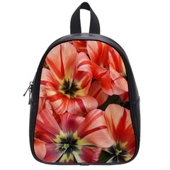 Tulips Flowers Spring School Bag (small) by BangZart