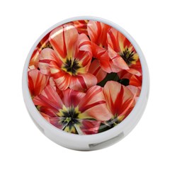 Tulips Flowers Spring 4-port Usb Hub (two Sides)  by BangZart