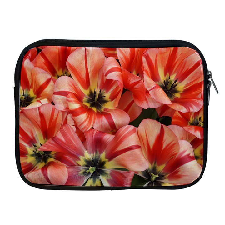 Tulips Flowers Spring Apple iPad 2/3/4 Zipper Cases