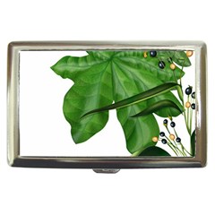 Plant Berry Leaves Green Flower Cigarette Money Cases by BangZart