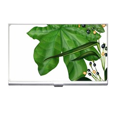 Plant Berry Leaves Green Flower Business Card Holders by BangZart