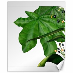 Plant Berry Leaves Green Flower Canvas 16  X 20   by BangZart