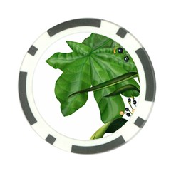 Plant Berry Leaves Green Flower Poker Chip Card Guard by BangZart