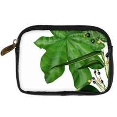 Plant Berry Leaves Green Flower Digital Camera Cases by BangZart