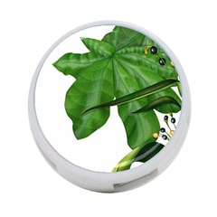 Plant Berry Leaves Green Flower 4-port Usb Hub (one Side) by BangZart