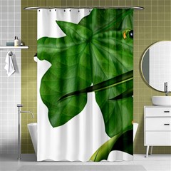 Plant Berry Leaves Green Flower Shower Curtain 48  X 72  (small)  by BangZart