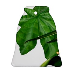 Plant Berry Leaves Green Flower Bell Ornament (two Sides) by BangZart