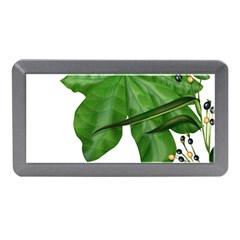 Plant Berry Leaves Green Flower Memory Card Reader (mini) by BangZart