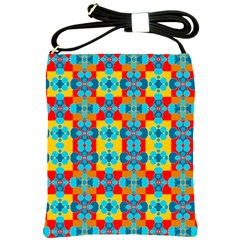 Pop Art Abstract Design Pattern Shoulder Sling Bags