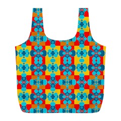 Pop Art Abstract Design Pattern Full Print Recycle Bags (l)  by BangZart