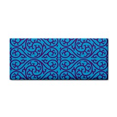 Monogram Blue Purple Background Cosmetic Storage Cases by BangZart