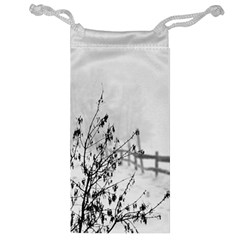 Snow Winter Cold Landscape Fence Jewelry Bag by BangZart