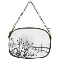 Snow Winter Cold Landscape Fence Chain Purses (two Sides)  by BangZart