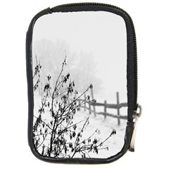 Snow Winter Cold Landscape Fence Compact Camera Cases by BangZart