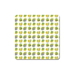 St Patrick S Day Background Symbols Square Magnet by BangZart