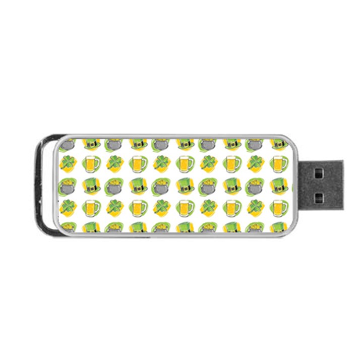 St Patrick S Day Background Symbols Portable USB Flash (One Side)