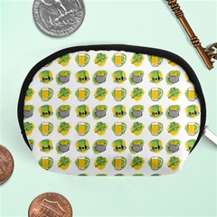 St Patrick S Day Background Symbols Accessory Pouches (medium)  by BangZart