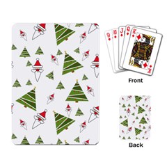 Christmas Santa Claus Decoration Playing Card by BangZart