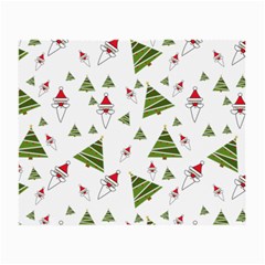 Christmas Santa Claus Decoration Small Glasses Cloth (2-side) by BangZart