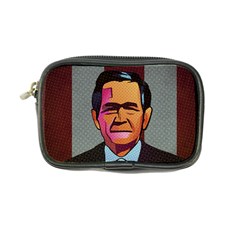 George W Bush Pop Art President Usa Coin Purse by BangZart