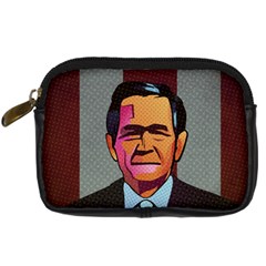 George W Bush Pop Art President Usa Digital Camera Cases by BangZart