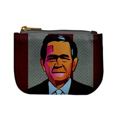 George W Bush Pop Art President Usa Mini Coin Purses by BangZart