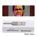 George W Bush Pop Art President Usa Memory Card Reader (Stick)  Front