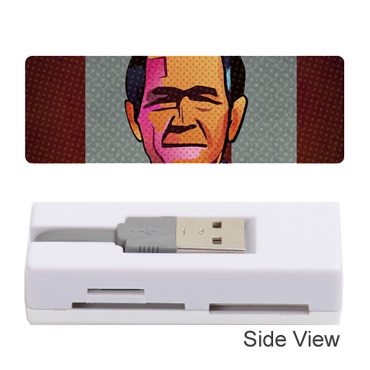 George W Bush Pop Art President Usa Memory Card Reader (Stick) 