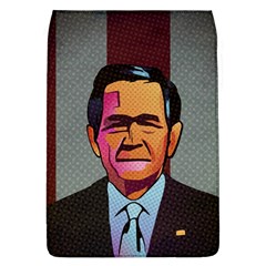 George W Bush Pop Art President Usa Flap Covers (l)  by BangZart