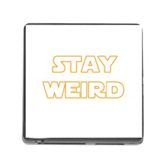 Stay Weird Memory Card Reader (square) by Valentinaart