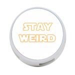 Stay weird 4-Port USB Hub (Two Sides)  Front