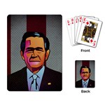 George W Bush Pop Art President Usa Playing Card Back