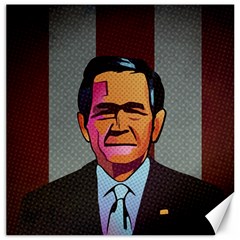 George W Bush Pop Art President Usa Canvas 16  X 16   by BangZart