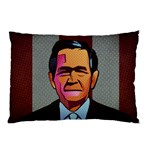 George W Bush Pop Art President Usa Pillow Case (Two Sides) Back