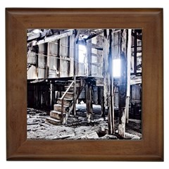 House Old Shed Decay Manufacture Framed Tiles by BangZart