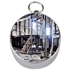 House Old Shed Decay Manufacture Silver Compasses by BangZart