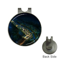 Commercial Street Night View Hat Clips With Golf Markers by BangZart