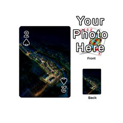 Commercial Street Night View Playing Cards 54 (mini)  by BangZart