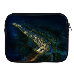 Commercial Street Night View Apple Ipad 2/3/4 Zipper Cases by BangZart