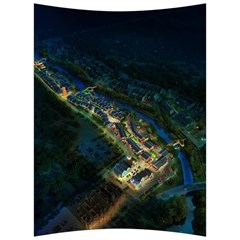 Commercial Street Night View Back Support Cushion