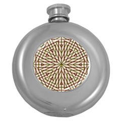 Kaleidoscope Online Triangle Round Hip Flask (5 Oz) by BangZart