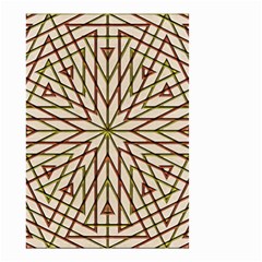 Kaleidoscope Online Triangle Small Garden Flag (two Sides) by BangZart