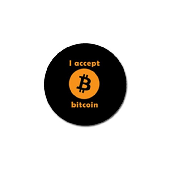 I accept bitcoin Golf Ball Marker (10 pack)