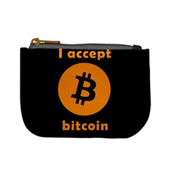 I Accept Bitcoin Mini Coin Purses by Valentinaart