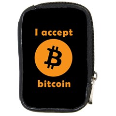 I Accept Bitcoin Compact Camera Cases by Valentinaart