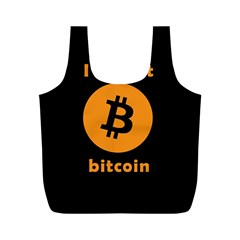 I Accept Bitcoin Full Print Recycle Bags (m)  by Valentinaart