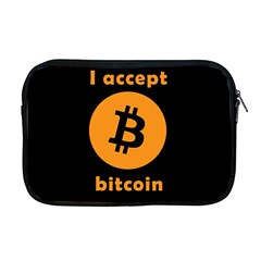 I Accept Bitcoin Apple Macbook Pro 17  Zipper Case by Valentinaart